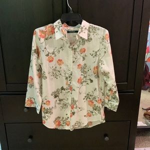 Lauren Ralph Lauren silk button up